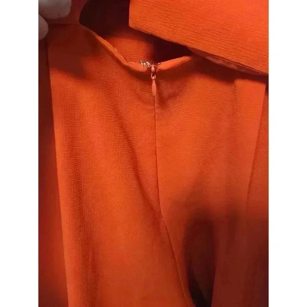 Women's Sugar+LiP2 Jumpsuit, L, orange - Picture 7 of 12